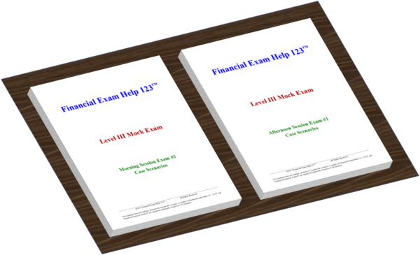 2025 Level III Mock Exam #3