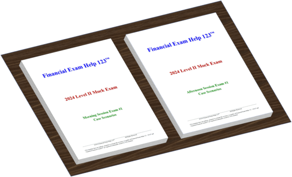 2025 Level II Mock Exam #1
